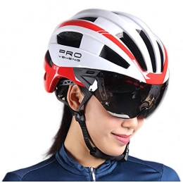 ZXCTK Mountain Bike Helmet ZXCTK Mountain Bike Cycling Helmet Bike Helmet Removable Lens Head Circumference Adjustment Size Range 57-62CM (22.4-24.4 Inches) Insect Net Design