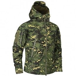 A1-Brave Clothing A1-Brave Parka Men, Men's Mountain Jacket Windproof Warm ​Ski Jacket Multi-Pockets (Color : CPOD, Size : M)