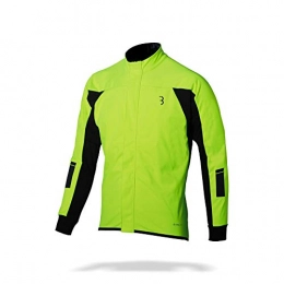 BBB Clothing BBB Cycling Bbb Cycling Windproof Triguard Jacket, Lightweight and Breathable for Mountain, Road and Urban Biking, Unisex, BBW-262, neon yellow, S