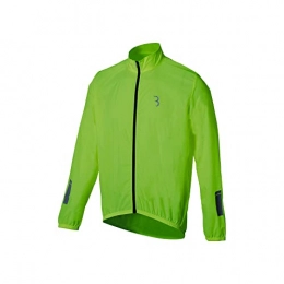 BBB Cycling Clothing BBB Cycling BBW-148 BaseShield Jacket, Lightweight Waterproof and Wind-Repellant, for Mountain, Road, and Urban Biking - XXX-Large (Neon Yellow)