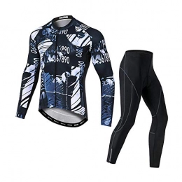 T-JMGP Clothing Bib Tights Bike Suits, Men'S Cycling Jacket, Long-Sleeved Warm Winter Cycling Clothing, Reflective Windproof And Waterproof Mountain Bike Road Bike Cycling Windbreaker-Black_Xxxl