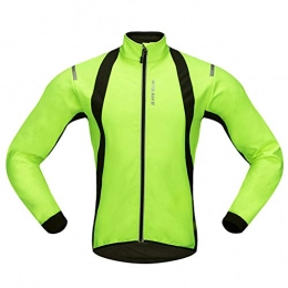 RJHY Clothing Bicycle Jacket Mountain Bike Riding Suit Windproof Warm Long-Sleeved Jacket Bicycle Riding Suit / Waterproof / Reflective Strip, L