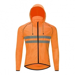CUTTE Clothing CUTTE Men's Outdoor Pullover Soft Shell Jacket Reflective Windbreaker Detachable Hooded Fleece Multi-Functional Windproof Warm Jacket, for Cycling, Mountain Biking, Outdoor Sports, C, L