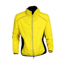 Maoviwq Clothing Cycling Jersey Cycling Jersey Men Riding Breathable Jacket Cycle Clothing Long Sleeve Wind Coat For Road Bike Mountain Biking (Size:L; Color:Yellow)