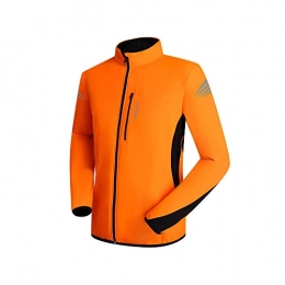 Sikungjlk Clothing Cycling Jersey Mens Cycling Jacket Windproof Breathable Lightweight High Visibility Warm Thermal Long Sleeve Jacket Mountain Bike Jacket Bike Shirt (Size : XL)