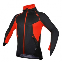 Sikungjlk Clothing Cycling Jersey Mountain Reflective Jacket Water Resistant Multiple Pockets Cycling Jacket Ideal for Walking & Running Bike Shirt (Color : Red, Size : XL)