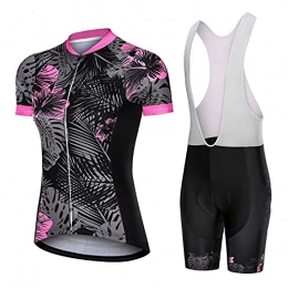 LDX Clothing Cycling Jersey Set Women, Women's Cycling Jersey Jacket Cycling Shirt Breathable Mountain Clothing (Color : C, Size : L)