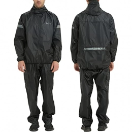 Cycling Waterproof Rain Jacket ，Waterproof Fishing Rain Suit for Men (Rain Gear Jacket & Trouser Suit)