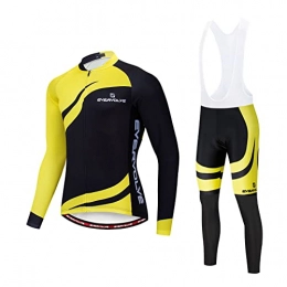 DSMGLSBB Clothing DSMGLSBB Cycling Clothing Set, Cycling Jacket And Tights Set, Great Cyclist Gifts -High Visible And Quick Dry for Mtb Road Bike, B, XL