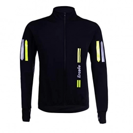 Ercole Cycling Jacket Windproof Reflective Mountain Bike Jacket Soft Shell Windstop Fluo - for Cycling, Jogging & Hiking, XL  (Neon, XL)