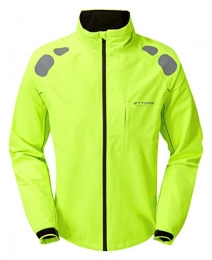 Ettore Clothing Ettore Mens Cycling Jacket Waterproof Breathable High Visibility - Yellow - Night Eagle II - S