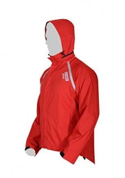 Foxter Cycling Jacket Waterproof Rain Jacket Winter Windproof Lightweight Coat High Visibility Wind Jacket (2XL)