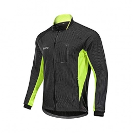 FZYQY Clothing FZYQY Mens Cycling Jacket Winter Windproof Coat MTB Reflective and High Visibility Breathable Running Biking Jacket Sports Jacket for Riding Running / A / XXXXL