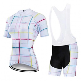 GFFTYX Clothing GFFTYX Cycling Jersey Set - Women's Short Sleeve Cycling Jersey Jacket Cycling Shirt Quick Dry Breathable Mountain Clothing Bike Top (Color : #03, Size : M)