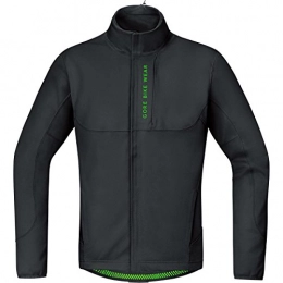 GORE WEAR Clothing Gore Bike Wear Men's Power Trail Windstopper Soft Shell Mountain Bike Jacket - Black, Medium