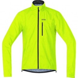 GORE WEAR Clothing GORE Wear Men's Waterproof Cycling Jacket, C3 GORE-TEX Active Jacket, L, Neon-Yellow, 100034