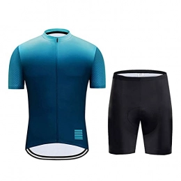 HRN Clothing HRN MenS Cycling Jersey Set Short Sleeve Mountain Bike Shirt, Full Zip Moisture Breathable Summer Biking Jackets Quick Dry, A10, 3XL