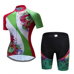 HXTSWGS Cycling Jersey Set,Women's Short Sleeve Cycling Jersey,Jacket Cycling Shirt,Quick Dry Breathable Mountain Clothing Bike Top
