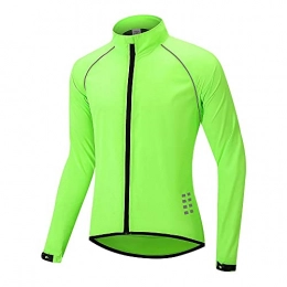LDX Clothing LDX Cycling Jersey Set Women, Men's Cycling Clothes, Men's Autumn And Winter Long-sleeved Jacket Tops, Mountain Bike Cycling Clothes, Sports Outdoor (Color : Green, Size : 3X-Large)
