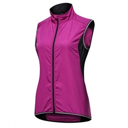 LGZY Clothing LGZY Cycling Sleeveless Vest Reflective Lightweight Waterproof Mountain Bikes Breathable Windproof Sport Gilet Jacket for Cycling And Running, 1 purple, 4XL