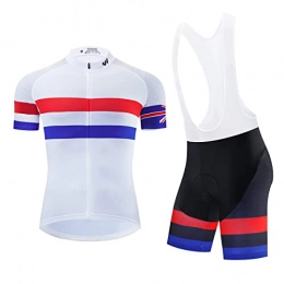 logas Clothing logas Cycling Suit Men Cycling Jersey Sets Short Sleeve Bib Shorts with 5D Gel Padded Breathable Quick-Dry Cycling Jersey MTB Bike Riding Biking Cycling Suit