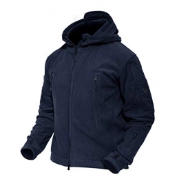 MAGCOMSEN Clothing MAGCOMSEN Men 's Windproof Warm Military Tactical Fleece Jacket Blue S