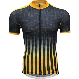 Wuxingqing Clothing Men's Cycling Jersey Men and Women Riding Short Jacket Breathable Moisture Wicking Summer Quick-drying Riding Short Sleeves for Road Bike Mountain Bike (Color : One color, Size : S)