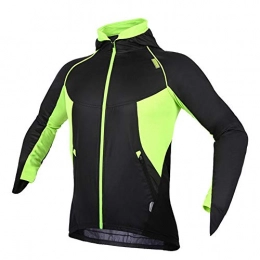 Jtoony Clothing Mens Cycling Jacket Mountain Reflective Jacket Water Resistant Multiple Pockets Cycling Jacket Ideal for Walking & Running Cycling Jersey (Color : Green, Size : XXL)
