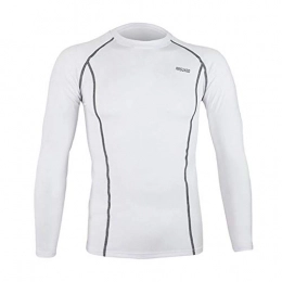 MHSHKS Cycling Jacket Coat Cycling Jersey Long Sleeve Quick Dry Breathable Mountain Bike Shirt MTB Tops (Color : White, Size : S)