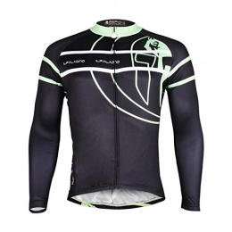 MHSHKS Clothing MHSHKS Men's Cycling Bike Jersey Jacket Coat Long Sleeve Biking Cycle Tops Breathable Quick Dry Mountain Bike MTB Shirts (Color : Black, Size : S)