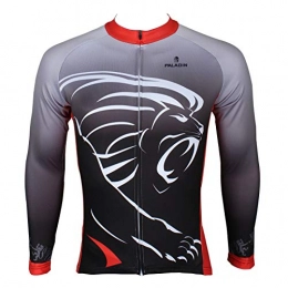 MHSHKS Clothing MHSHKS Mens Cycling Jerseys Mountain Long Sleeve Bike Shirt Cycle Tops Cycling Sports Jacket Breathable Moisture-Wicking Windbreak (Color : Gray, Size : L)