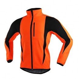 mnzncrfee Clothing mnzncrfee Men's Waterproof Cycling Jacket, Windproof Breathable Lightweight Cycle Coat, Winter Jacket for Riding Running, Mountain Bike Racing jacket, C, XL