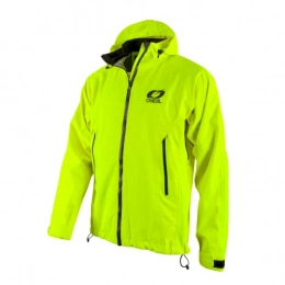 O'Neal Clothing O'NEAL | Mountainbike-Jacket | MTB Mountain Bike DH Downhill FR Freeride | Waterproof, forearm ventilation, soft-touch material | Tsunami Rain Jacket | Adult | Neon-Yellow | Size L