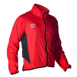 Optimum Clothing Optimum Men Hawkley Cycling Stowaway Jacket, Red, X-Large