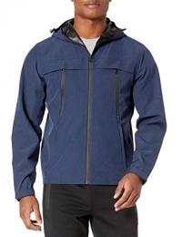 Peak Velocity Clothing Peak Velocity Waterproof Full Zip Rain Jacket, Navy, US M (EU M)