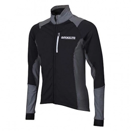 Proviz Clothing Proviz Men's Soft Shell Pixelite Softshell Cycling Jacket-Black, Small