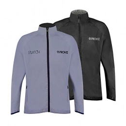 Proviz Clothing Proviz Men's Switch Reflective Cycling Jacket-Silver / Black, 2X-Large