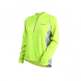 Proviz Clothing Proviz Women's Long Sleeve Zipper / Cycling / Running T-Shirt , Yellow / Grey, Size 14