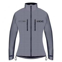 Proviz Clothing Proviz Women's Reflective Cycling Jacket-Silver, Size 6
