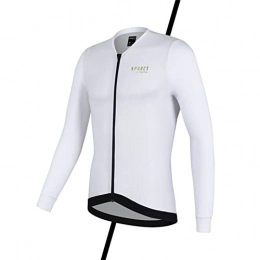 SHCOE Clothing SHCOE Winter Cycling Jackets, Bike Jacket, MTB Bike Outwear, Cold Weather Workout Running Jacket, Windproof Thermal, White, XL
