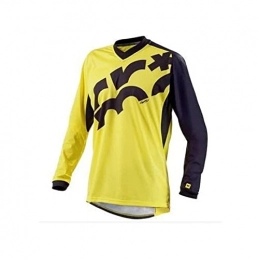 MOODISHA Clothing Speed Surrender Mountain Bike Cycling Clothing Jacket Men's Long-Sleeved Summer Cross-Country Motorcycle Clothing Breathable, H, XS