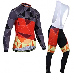 T-JMGP Clothing T-JMGP Waterproof Cycling Clothing Set, Men'S Cycling Jackets, Waterproof And Windproof Cycling Clothes, Warm Clothes, Mountain Bike Jackets And Windbreakers-Red_3Xl