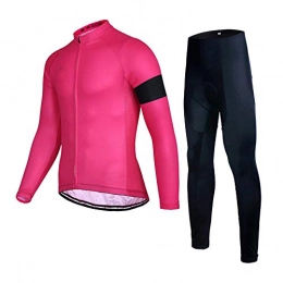 T-JMGP Clothing T-JMGP Windproof Long Sleeve Sports Jacket, Men'S Cycling Clothing, Long-Sleeved Cycling Clothing Suits, Mountain Bike Cycling Clothing, Men'S Racing Clothing, Outdoor Sportswear-Pink_M