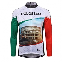 Sports Thriller Rider Clothing Thriller Rider Sports® Mens Colosseo Outdoor Sports Mountain Bike Winter Thermal Warm Long Sleeve Jacket Large
