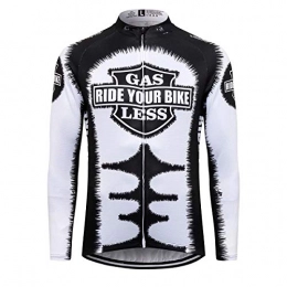 Sports Thriller Rider Clothing Thriller Rider Sports® Mens Gas Less Ride Your Bike Outdoor Sports Mountain Bike Winter Thermal Warm Long Sleeve Jacket Medium