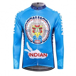 Sports Thriller Rider Clothing Thriller Rider Sports® Mens Indian Outdoor Sports Mountain Bike Winter Thermal Warm Long Sleeve Jacket 2X-Large