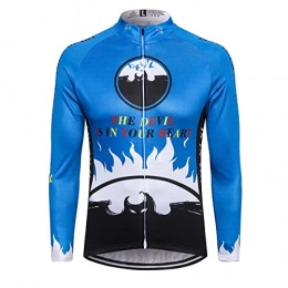 Sports Thriller Rider Clothing Thriller Rider Sports® Mens The Devil is in Your Heart Outdoor Sports Mountain Bike Winter Thermal Warm Long Sleeve Jacket 4X-Large