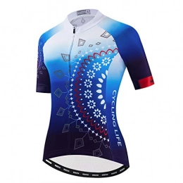 JPOJPO Clothing Women's Cycling Jersey Short Sleeve MTB Sportswear Ladies Biking Bicycle Clothing Bike Tops