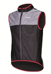 Wowow Dark Jacket 1.1 Unisex Reflective Safety Vest, unisex_adult, 011449, Black, XXXL