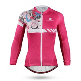 YIJIAHUI Clothing YIJIAHUI Cycling Jacket Female Summer Road Bike Riding Suit Mountain Bike Long Sleeve Shirt Sunscreen Windproof Waterproof (Color : A1, Size : S)